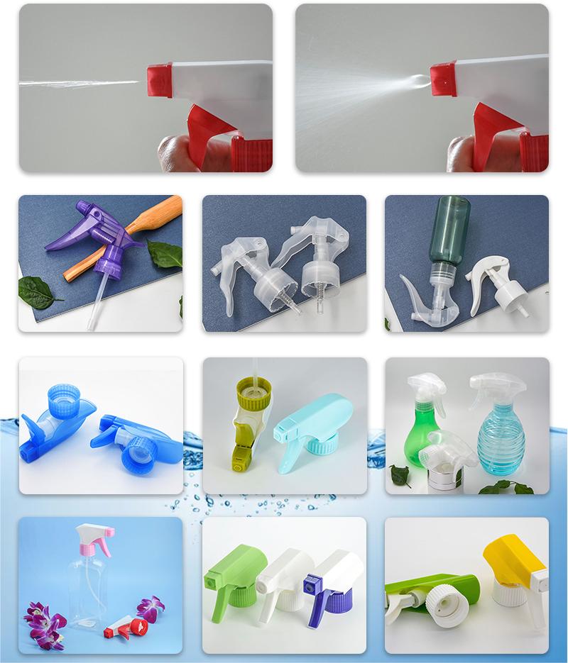 OEM Colorful Mini Trigger Sprayer 24 mm for Cosmetic Sample Bottles 3